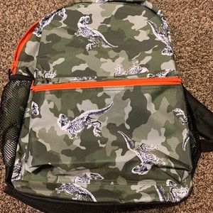 Camo Dinosaur backpack